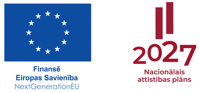 Finansē Eiropas Savienība NextGenerationEU un Nacionālais attīstības plāns 2027